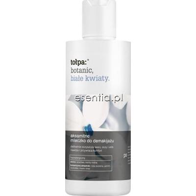 Tołpa  botanic, białe kwiaty. Aksamitne mleczko do demakijażu 200 ml