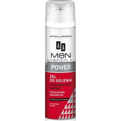 AA Cosmetics  MEN Power Żel do golenia zmiękczający zarost 
