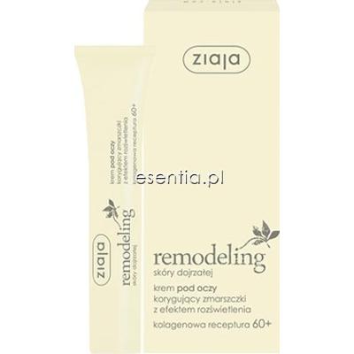 Ziaja  remodeling skóry dojrzałej 60+ Krem pod oczy korygujący zmarszczki 15 ml