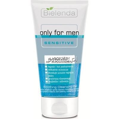 Bielenda  Only for men Sensitive Łagodzący żel oczyszczający 150 g
