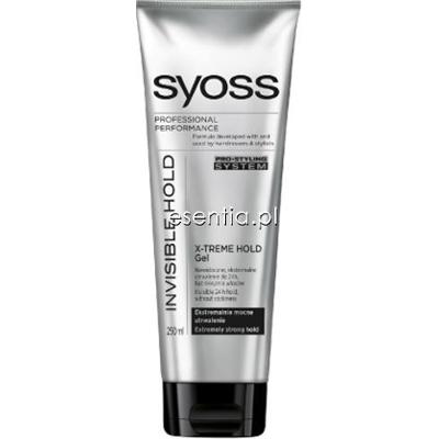 Syoss  Żel do włosów Invisible Hold X-Treme Hold 250 ml