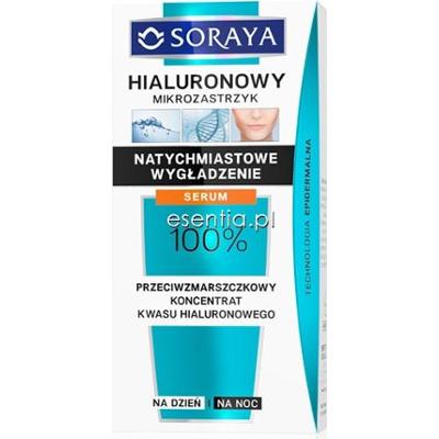 Soraya  Hialuronowy mikrozastrzyk Przeciwzmarszczkowy koncentrat kwasu hialuronowego (serum 100%) 30 ml
