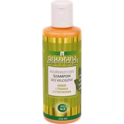 Orientana  Ajurwedyjski szampon do włosów Imbir i Trawa cytrynowa 210 ml