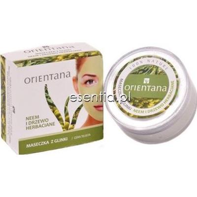 Orientana  Maseczka z glinki Neem i Drzewo herbaciane 50 g
