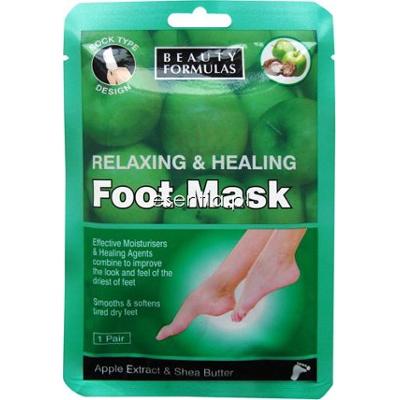 Beauty Formulas  Maska relaksująco - odżywcza na stopy 1 para