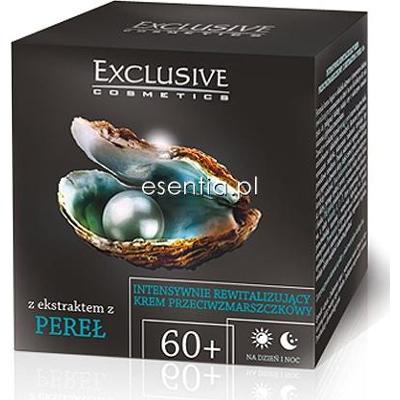 Exclusive Cosmetics  Intensywnie rewitalizujący krem przeciwzmarszczkowy z ekstraktem z pereł 60+ 50 ml