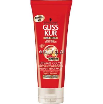 Gliss Kur  Ultimate Color Ekspresowa maseczka regeneracyjna w tubie 75 ml