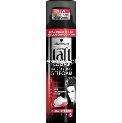 Taft  Looks Power Żel w piance Mega Strong 150 ml
