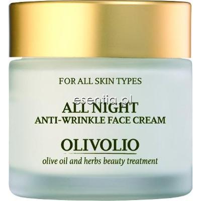 Olivolio  Przeciwzmarszczkowy krem do twarzy na noc z oliwą i peptydami 50 ml