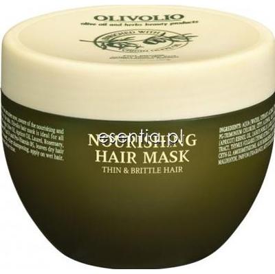Olivolio  Maska odżywcza do włosów cienkich i kruchych z ceramidami 250 ml