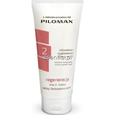 Pilomax  Regeneracja krok 2 Maska do włosów farbowanych jasnych 70 ml, 200 ml