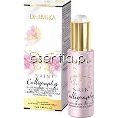 Dermika  Skin Calligraphy Silnie regenerujący olejek na twarz, szyję i dekolt 30 ml
