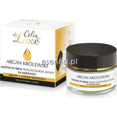 Celia  De Luxe Argan Królewski Odżywczy krem przeciwzmarszczkowy na dzień i noc 50 ml