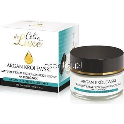 Celia  De Luxe Argan Królewski Matujący krem przeciwzmarszczkowy na dzień i noc 50 ml