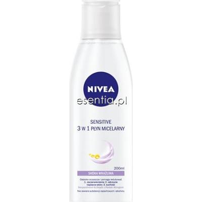 NIVEA  Sensitive Płyn micelarny 3w1 - skóra wrażliwa 200 ml
