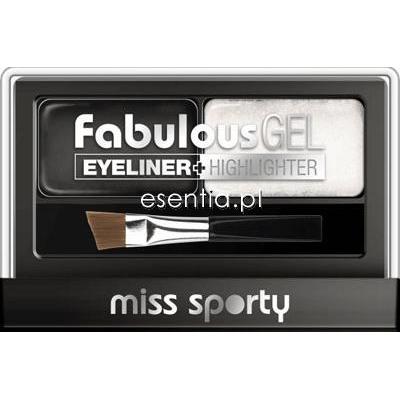 Miss Sporty  Eyeliner i rozświetlacz Fabulous Gel 2 ml