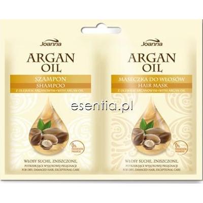 Joanna  Argan Oil Duosaszetka Szampon i Maska 