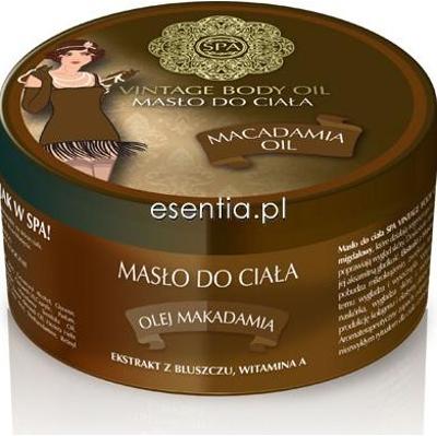 SPA Vintage Body Oil  Masło do ciała z olejem makadamia 200 ml