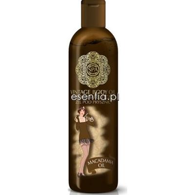 SPA Vintage Body Oil  Aromaterapeutyczny żel pod prysznic z olejkiem makadamia 200 ml
