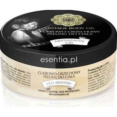 SPA Vintage Body Oil  Peeling cukrowo-orzechowy z olejem abisyńskim 200 ml