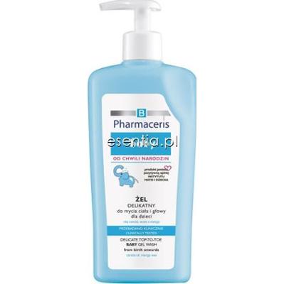 Pharmaceris Pharmaceris B Baby Żel delikatny do mycia ciała i głowy dla dzieci 300 ml