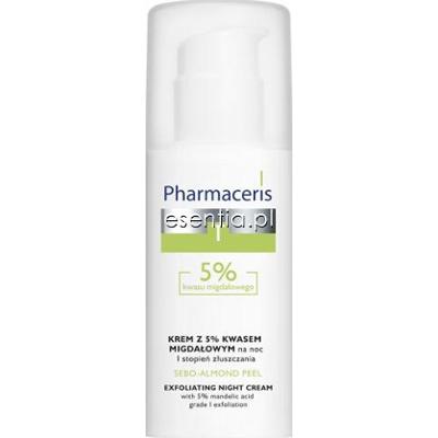 Pharmaceris Pharmaceris T Krem z 5% kwasem migdałowym na noc Sebo-Almond Peel 5% 50 ml