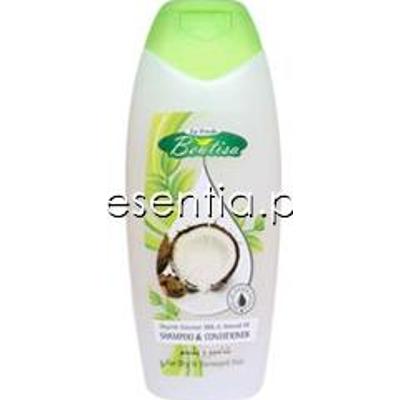 Beutisa  Szampon z odżywką z mlekiem kokosowym i olejkiem migdałowym 415 ml