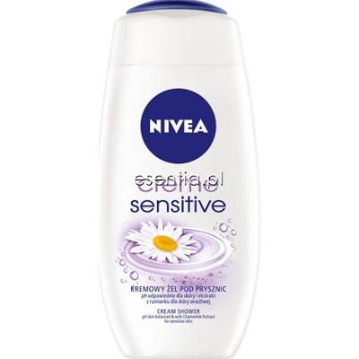 NIVEA  Kremowy żel pod prysznic Creme Sensitive 250 ml lub 500 ml