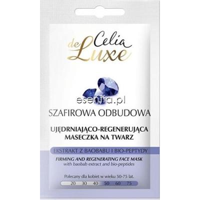 Celia  De Luxe Szafirowa odbudowa Ujędrniająco - regenerująca maseczka na twarz 7 ml