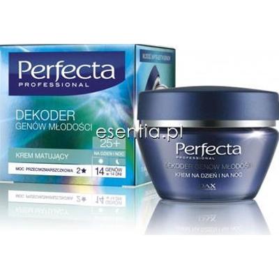 Perfecta  Dekoder Genów Młodości Krem matujący na dzień/noc 25+ 50 ml