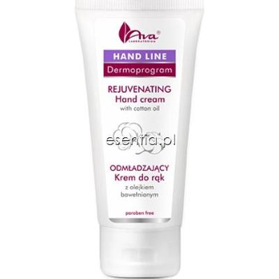 Ava  Hand Line Odmładzający krem do rąk z olejkiem bawełnianym 100 ml
