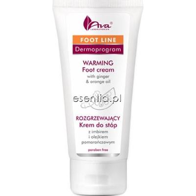 Ava  Foot Line Rozgrzewający krem do stóp z imbirem 100 ml
