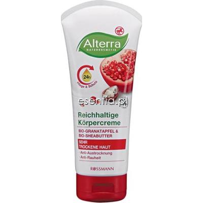Alterra  Krem do ciała Granat i Masło shea 200 ml