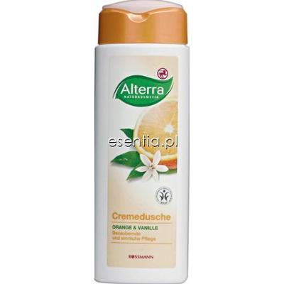 Alterra  Kremowy żel pod prysznic Pomarańcza i Wanilia 250 ml