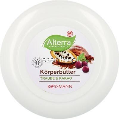 Alterra  Masło do ciała Winogrono i Kakao 200 ml