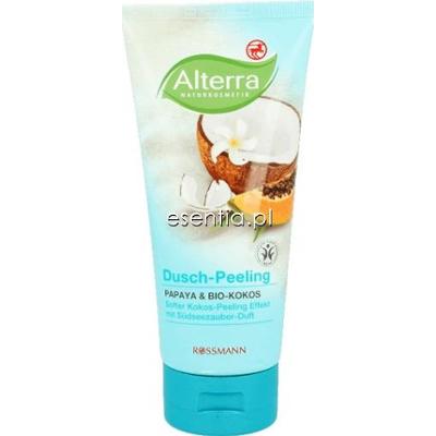 Alterra  Peeling pod prysznic Papaya i Kokos 200 ml