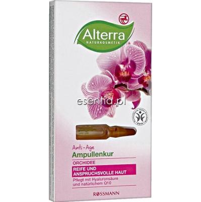 Alterra  Preparat przeciwzmarszczkowy w ampułkach Orchidea op./ 5 szt. ampułek
