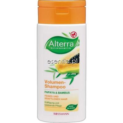 Alterra  Szampon dodający objętości Papaja i Bambus 200 ml