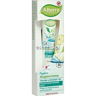 Alterra  Krem nawilżający pod oczy Winogrono i Biała herbata 15 ml