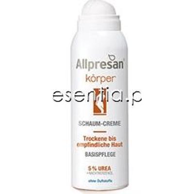 Allpresan  Krem w piance do ciała - skóra sucha i wrażliwa, mocznik 5% 200 ml