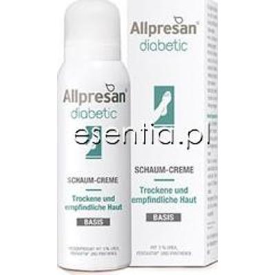 Allpresan  diabetic Krem w piance do stóp basic, mocznik 5% 125 ml