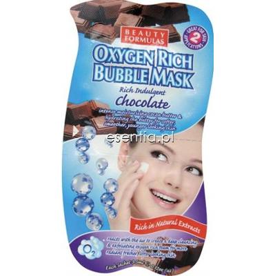 Beauty Formulas  Czekoladowa nawilżająca maseczka bąbelkowa 2x3,5 ml