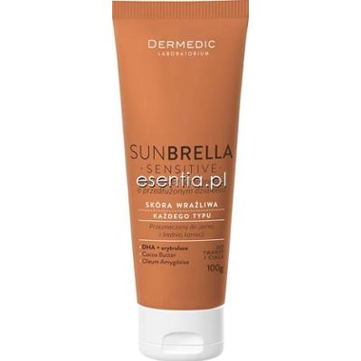 Dermedic  Sunbrella Sensitive Nawilżający samoopalacz o przedłużonym działaniu 100 g