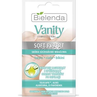 Bielenda  Vanity Soft Expert Kompres łagodzący i  opóźniający odrost włosków po depilacji 2x5 g