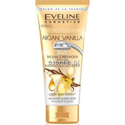 Eveline SPA Professional Balsam z peelingiem do ciała pod prysznic Argan & Vanilla 