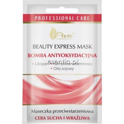 Ava  Beauty Express Mask Bomba antyoksydacyjna, Maseczka przeciwstarzeniowa 7 ml