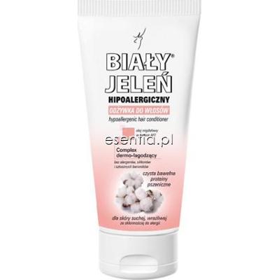 Biały Jeleń  Hipoalergiczna odżywka do włosów z czystą bawełną i proteinami pszenicznymi 200 ml