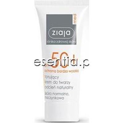 Ziaja Med  Krem tonujący do twarzy SPF50+ 50 ml
