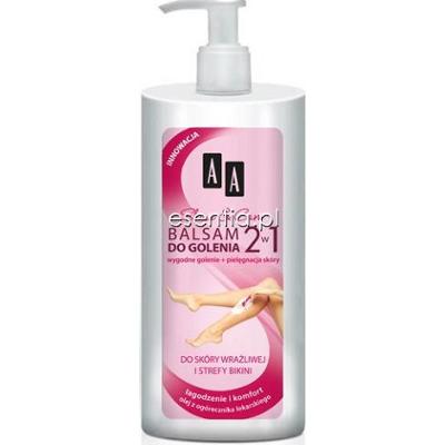 AA Cosmetics  AA Shave&Care Balsam do golenia 2w1 do skóry wrażliwej i strefy bikini 