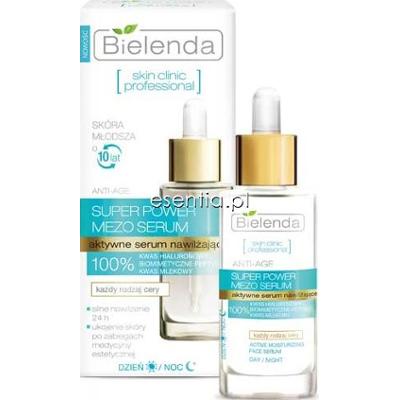 Bielenda Skin Clinic Professional Super Power Mezo Serum Aktywne serum nawilżające na dzień/noc 